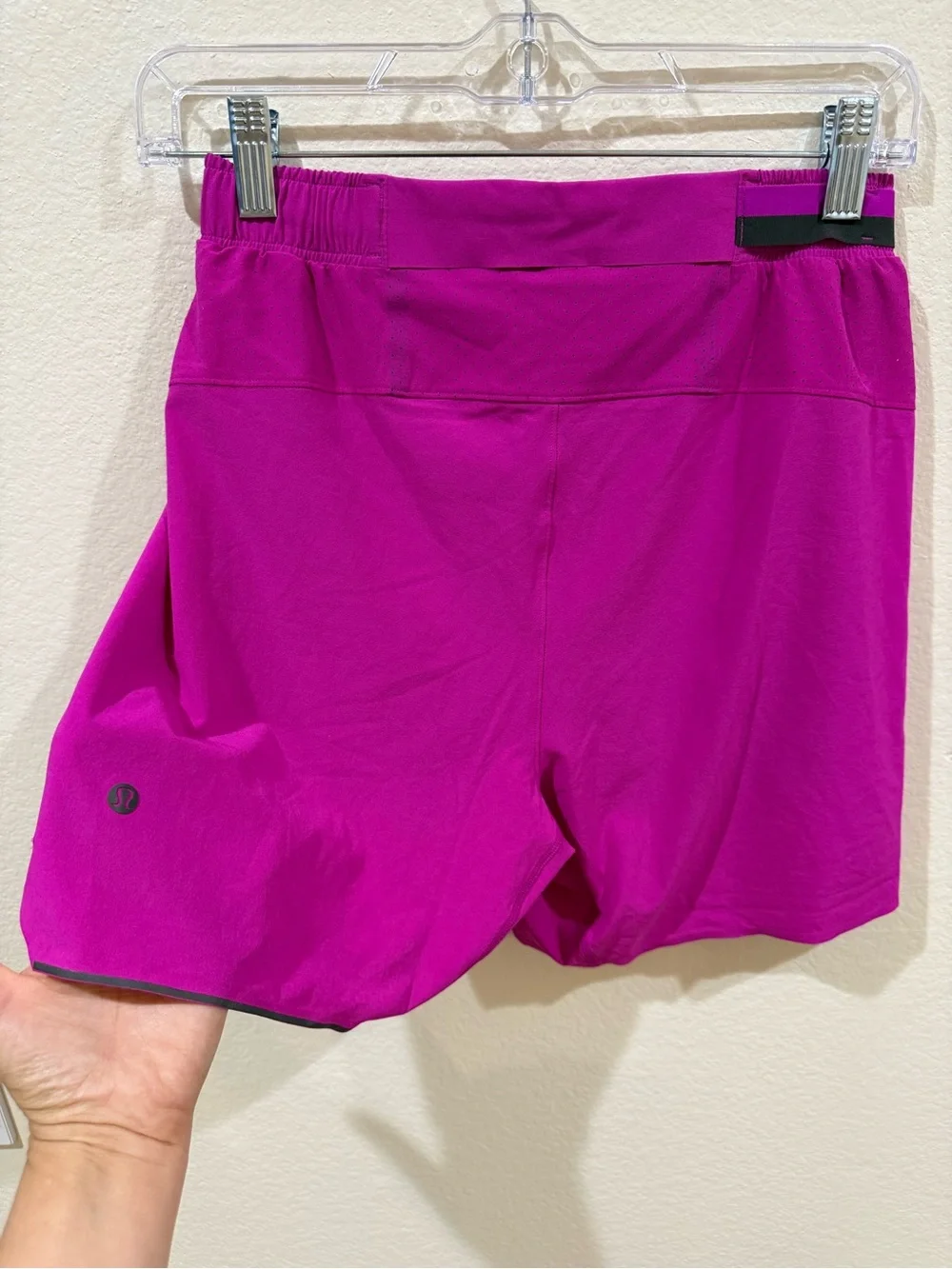 Lululemon Hot Pink High-Rise Running Shorts XS